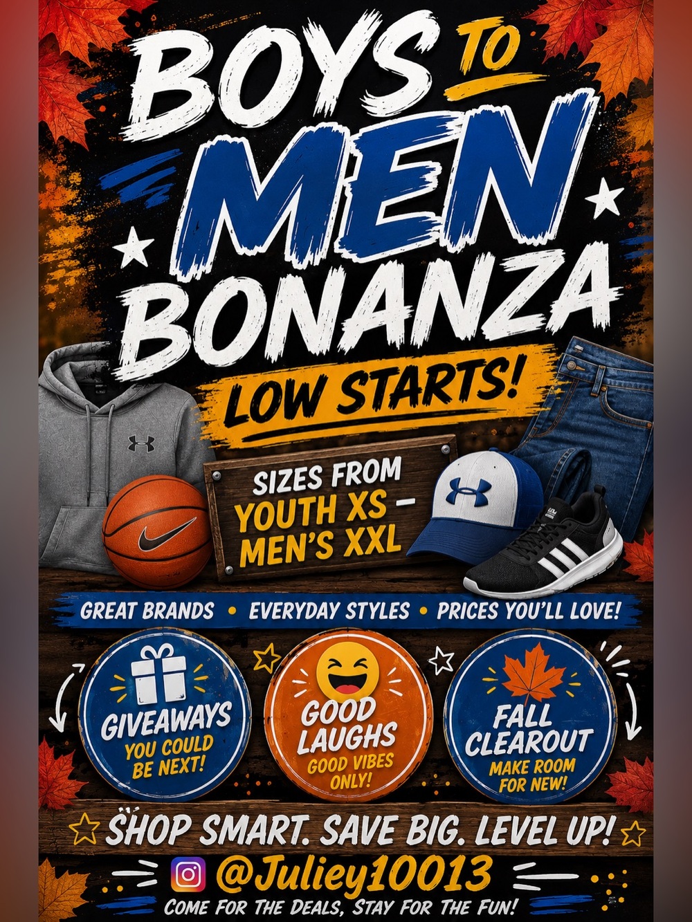 Unlisted Boys to Men Item - Congratulations!